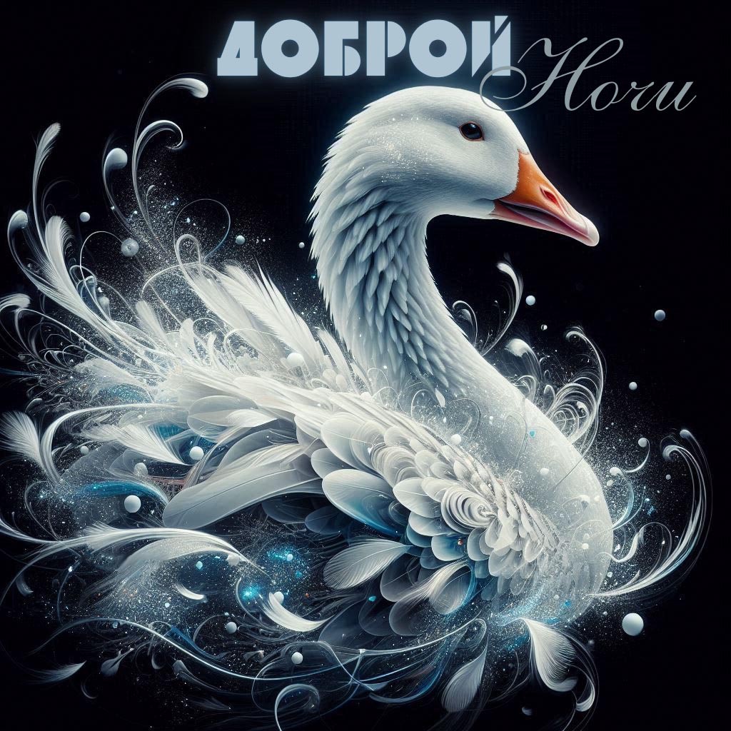 Открытка спокойной летней ночи.