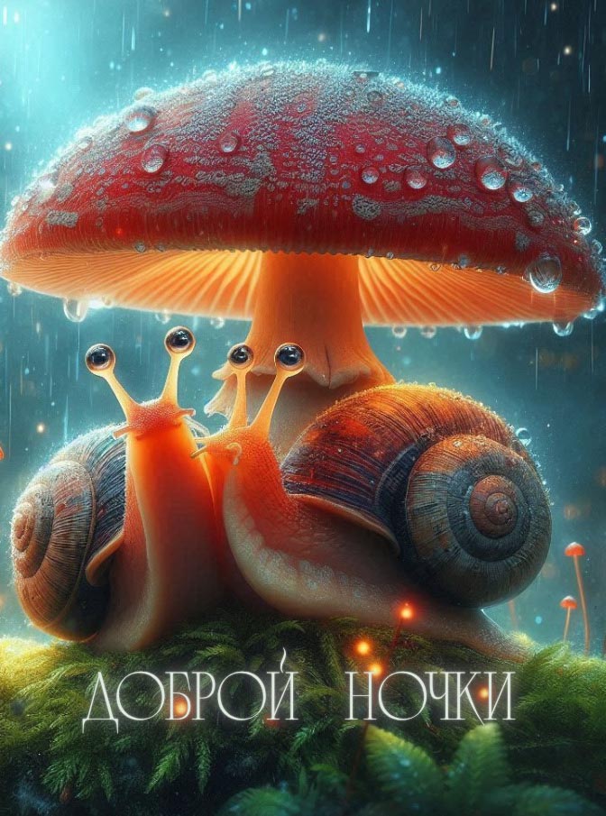 Открытка спокойной летней ночи.