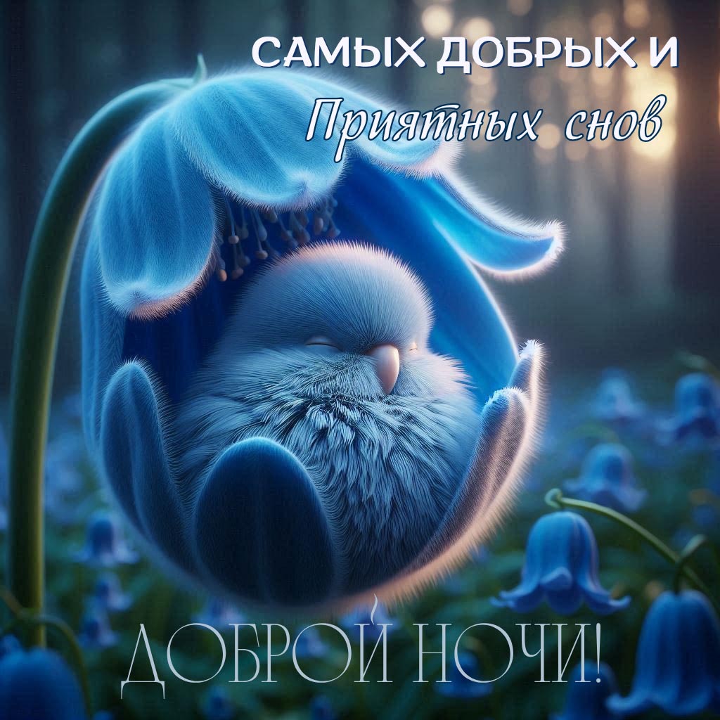 Открытка спокойной летней ночи. Открытка спокойной летней ночи.