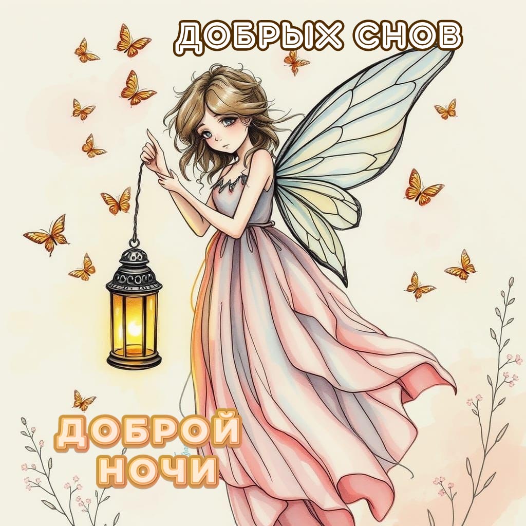 Открытка спокойной летней ночи. Открытка спокойной летней ночи.