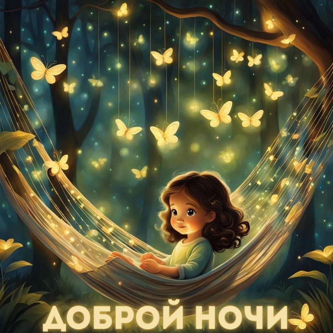 Открытка спокойной летней ночи. Открытка спокойной летней ночи.