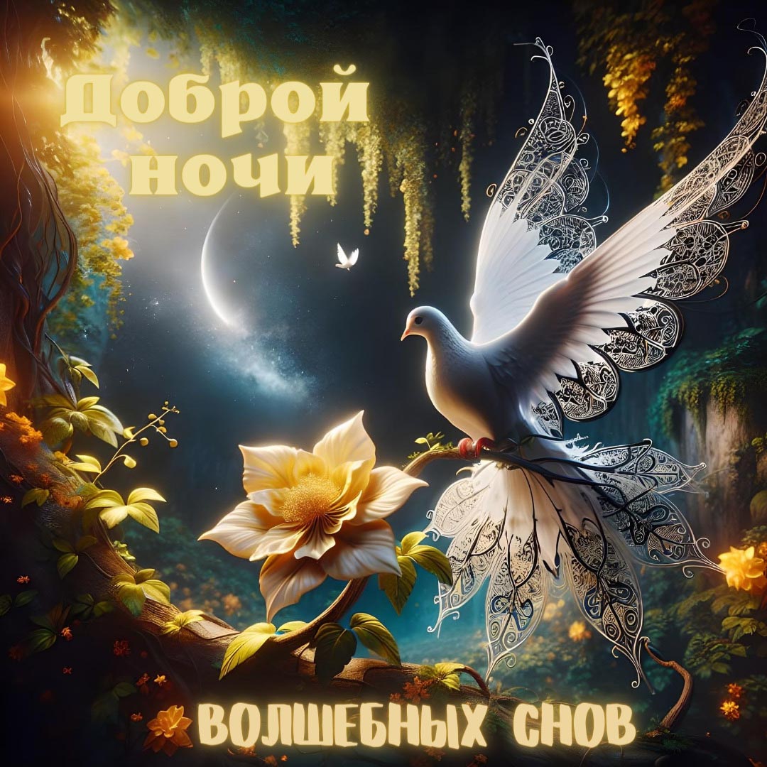 Открытка спокойной летней ночи. Открытка спокойной летней ночи.