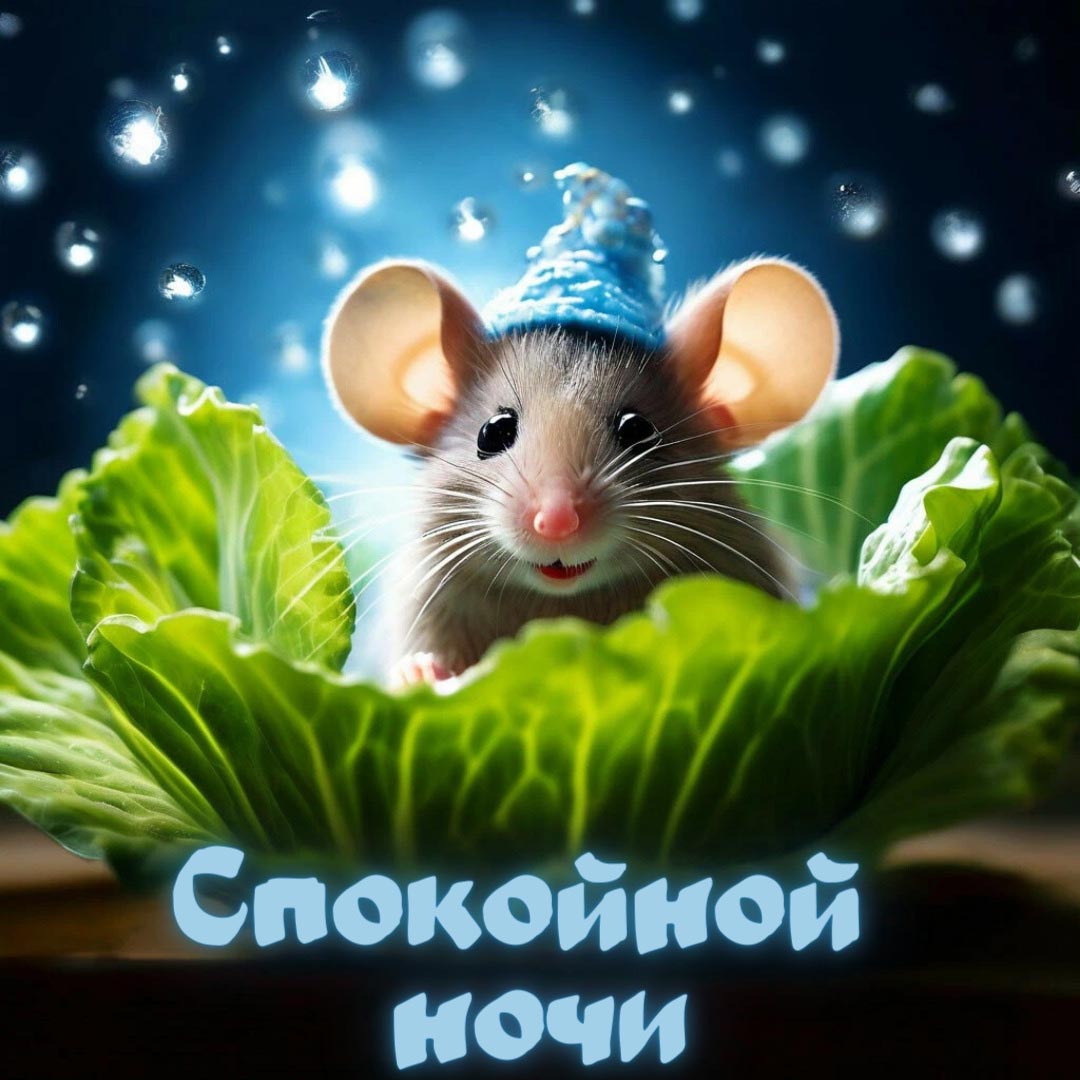 Открытка спокойной летней ночи.