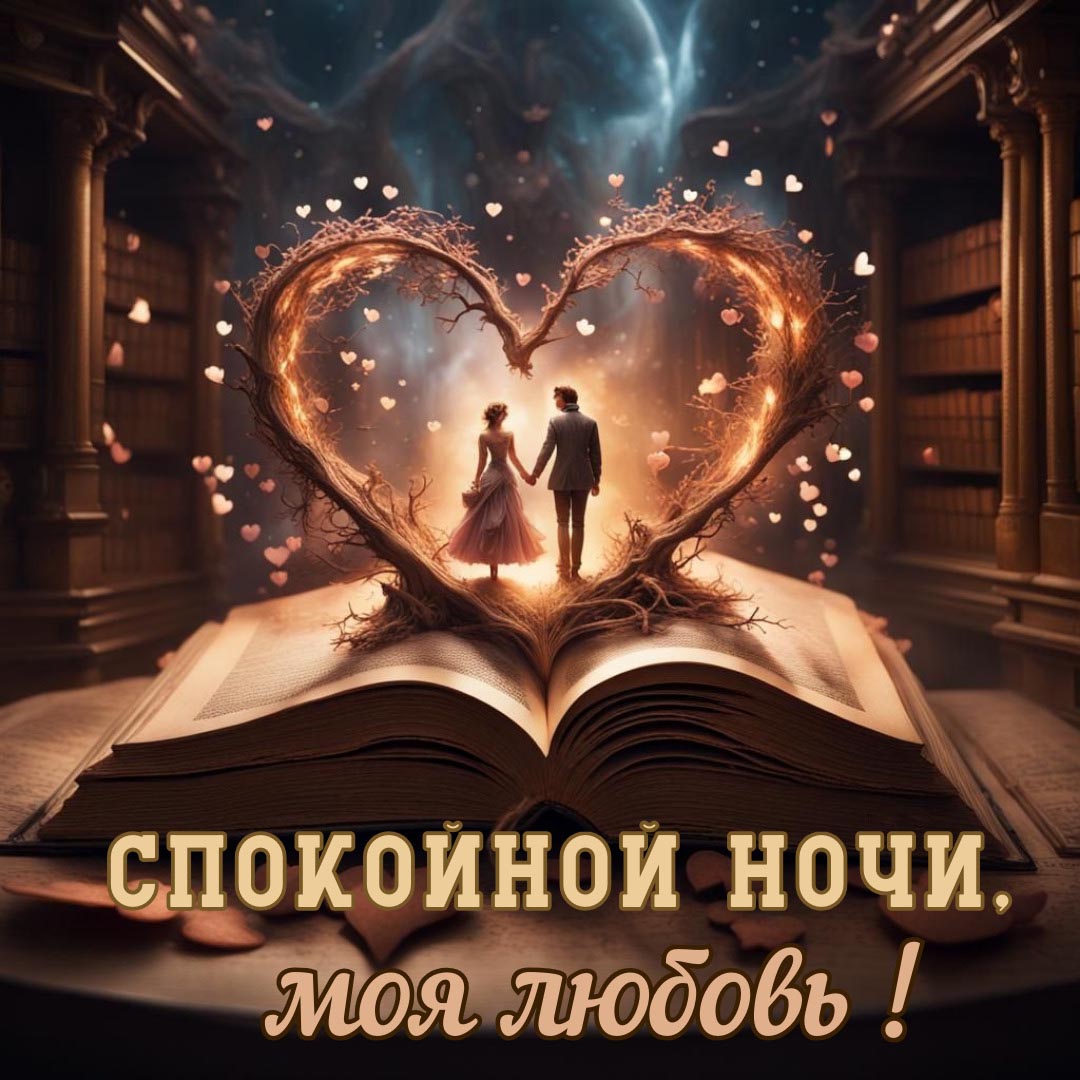 Открытка спокойной ночи, моя любовь! Открытка спокойной ночи, моя любовь!