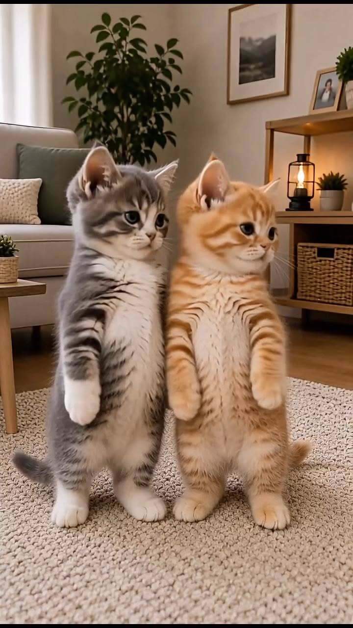 Открытка про кошек, котиков.