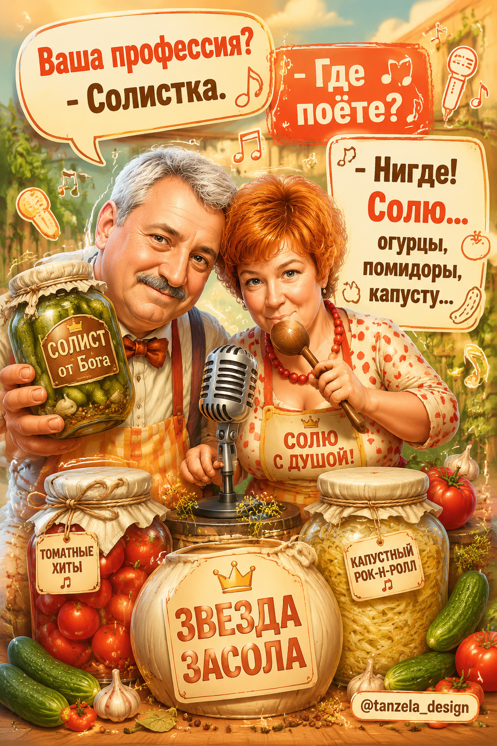 Пожелания на каждый день. Звезда засола. Про домашние заготовки.