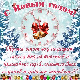 С Новым годом! Пусть этот год подарит массу возможностей и красивых идей, счастливых случаев и добрых мгновений!