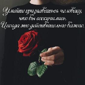 Умейте признаваться человеку, что вы соскучились. Иногда это действительно важно.